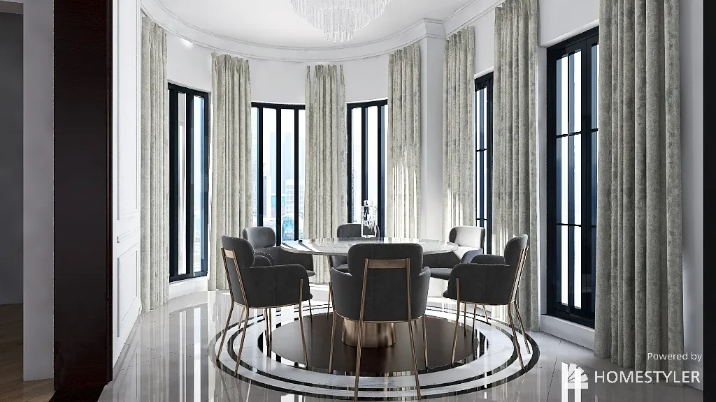 DiningRoom 3d design renderings