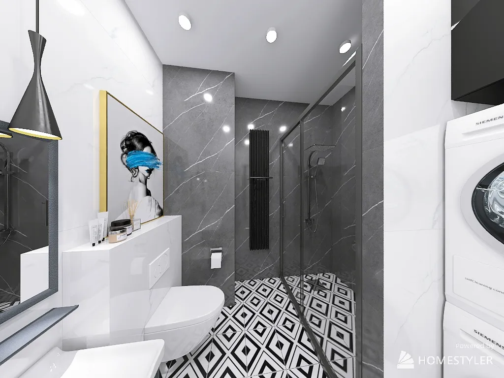 Bathroom 3d design renderings