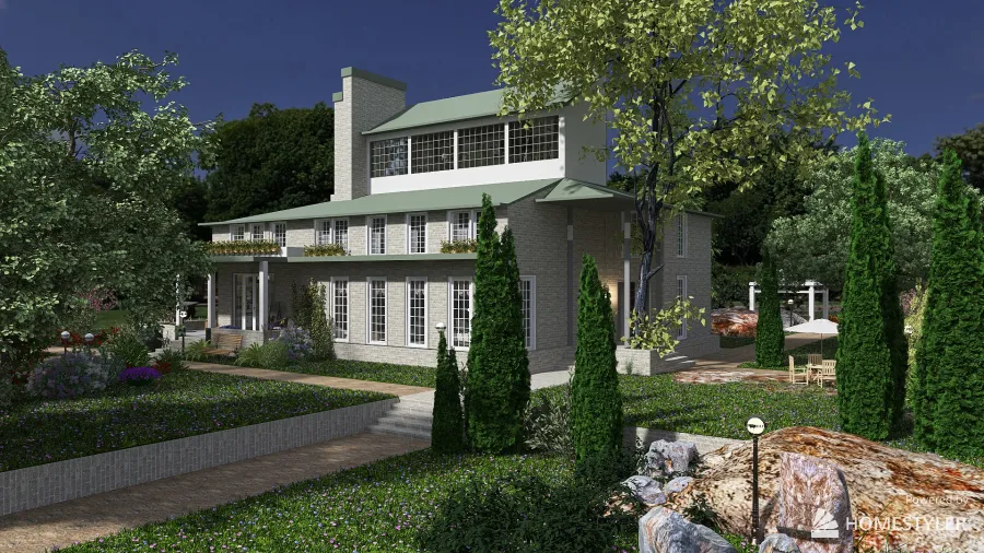 The house where nostalgia lives 3d design renderings