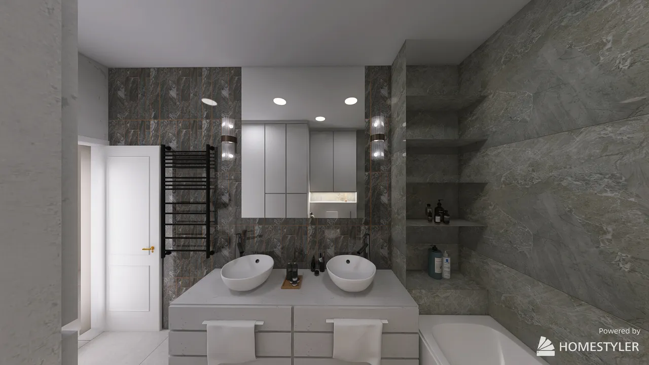 SecondBathroom 3d design renderings