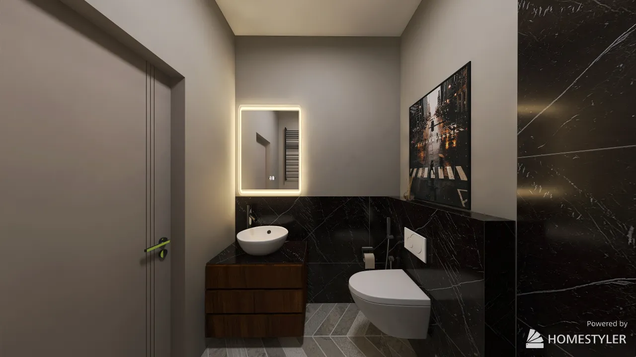 Bathroom 3d design renderings