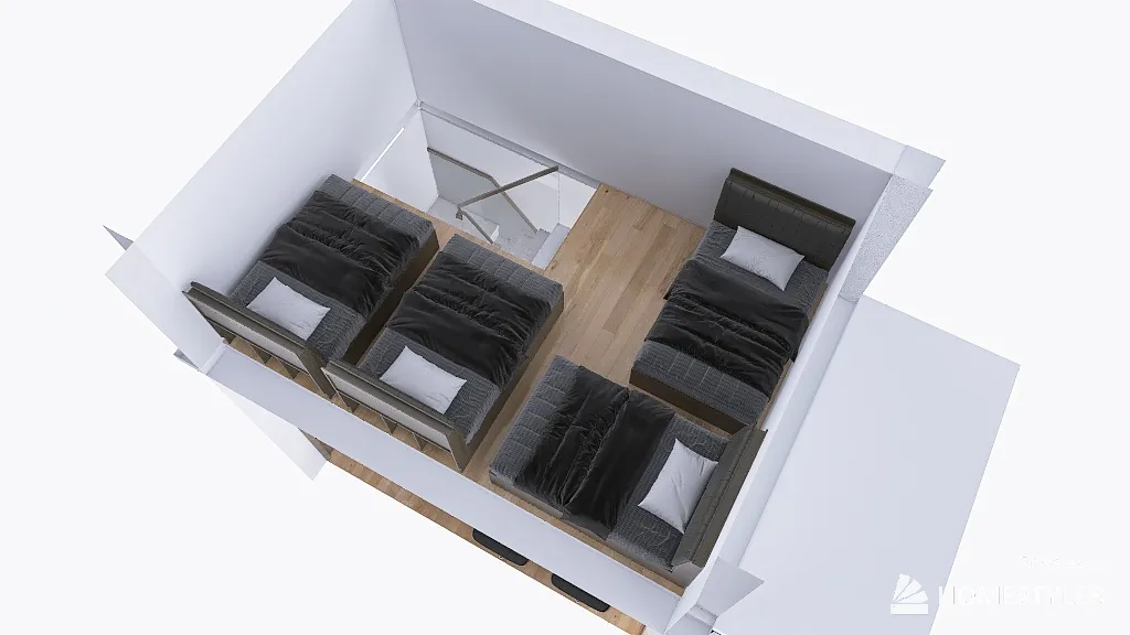 副本-寝室改造1 3d design renderings