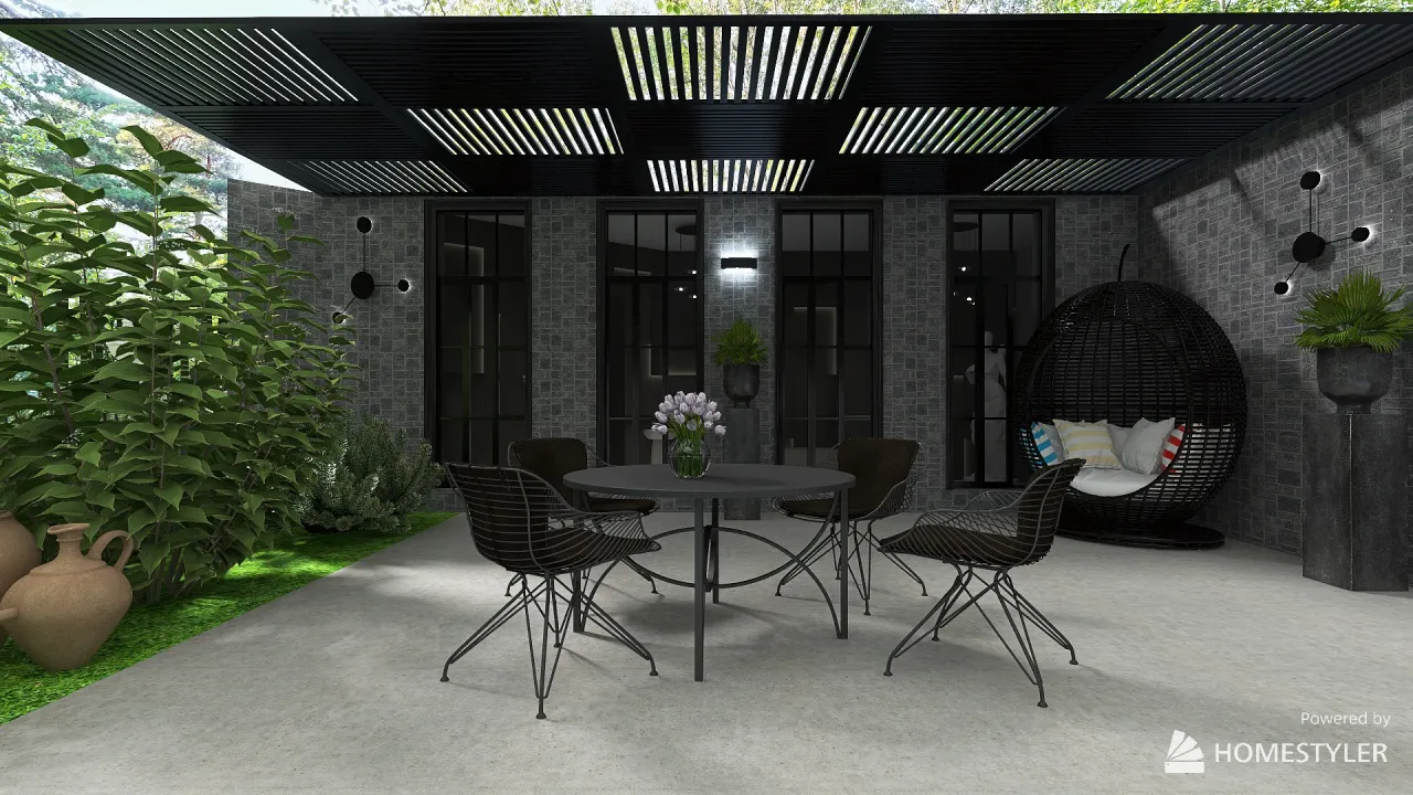 Terrace 3d design renderings