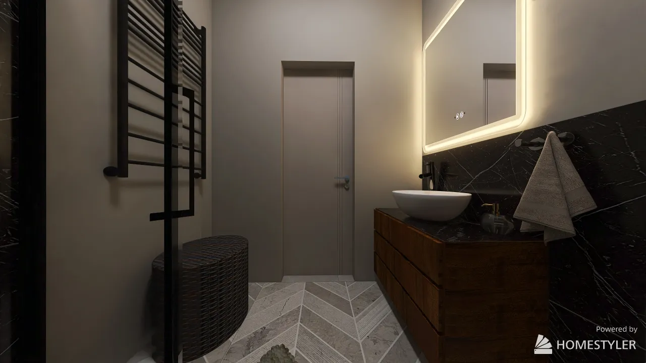 Bathroom 3d design renderings