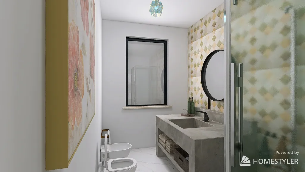 MasterBathroom 3d design renderings