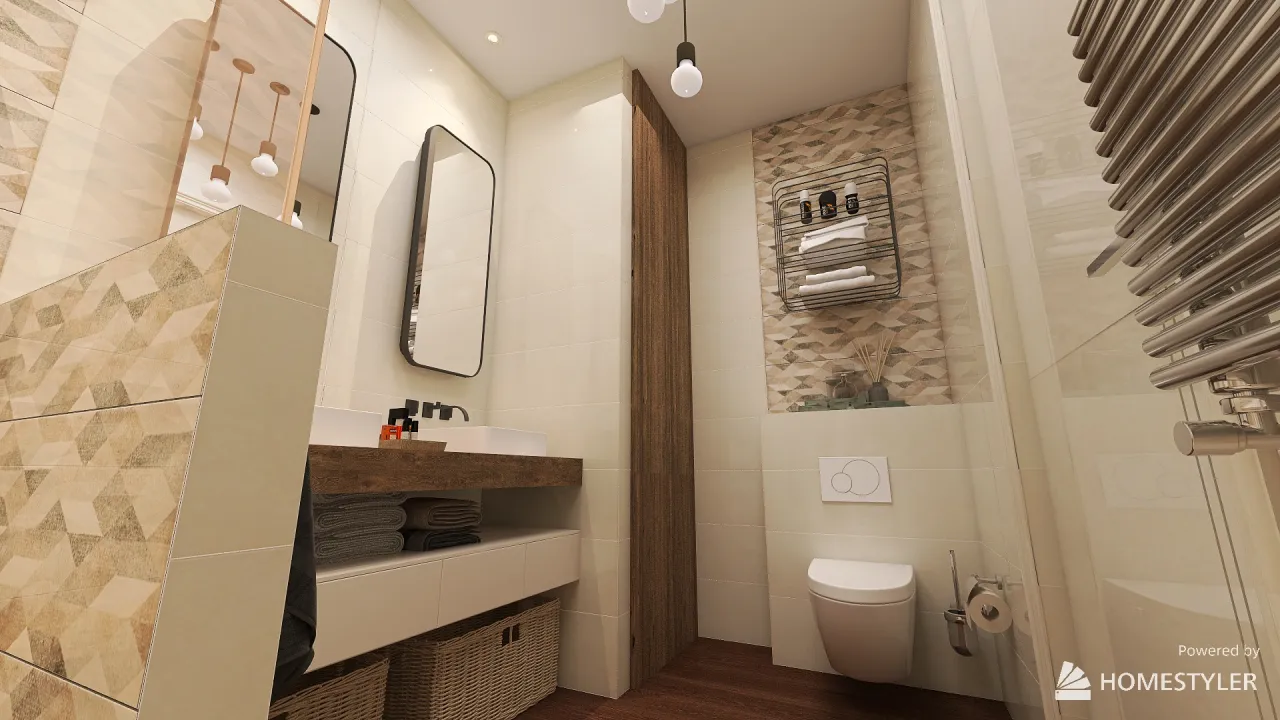 Bathroom 3d design renderings