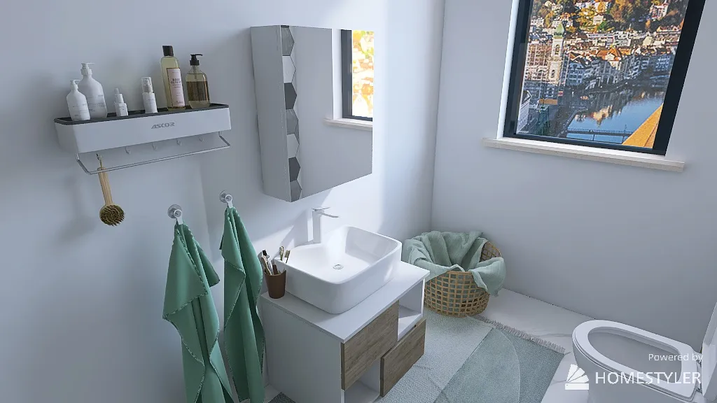 Bathroom 3d design renderings