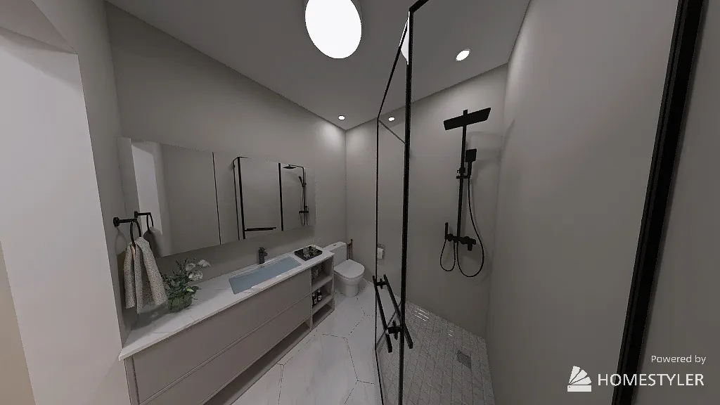 Bathroom 3d design renderings