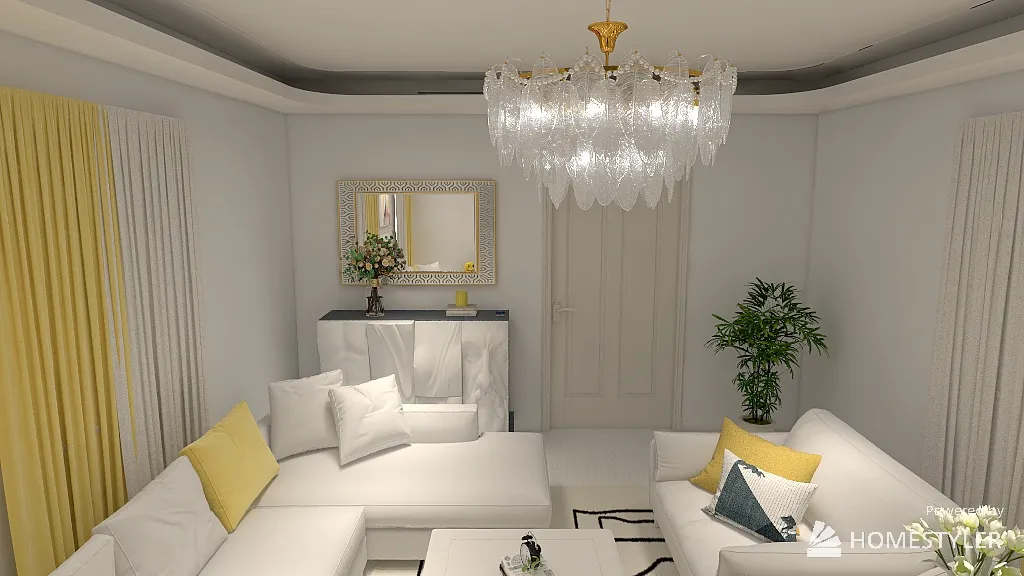 Living Room 3d design renderings