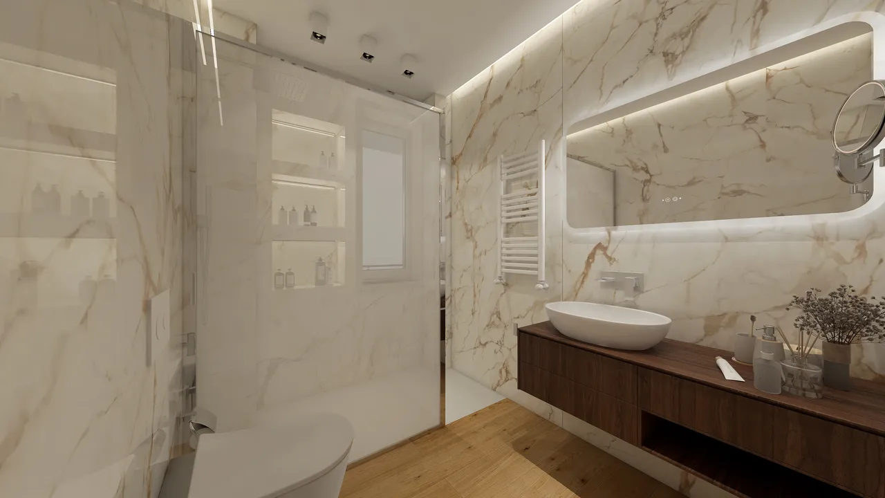 MasterBathroom 3d design renderings