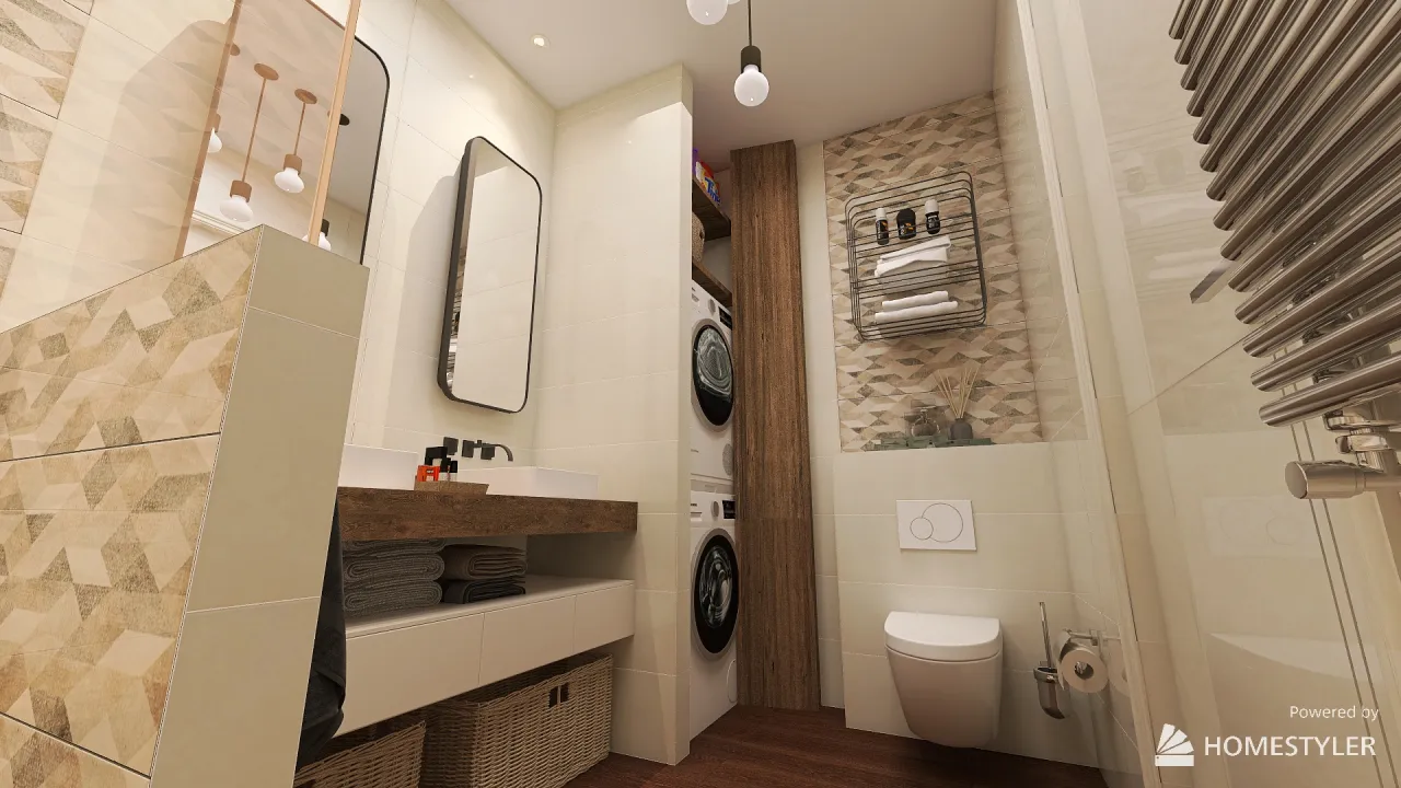 Bathroom 3d design renderings