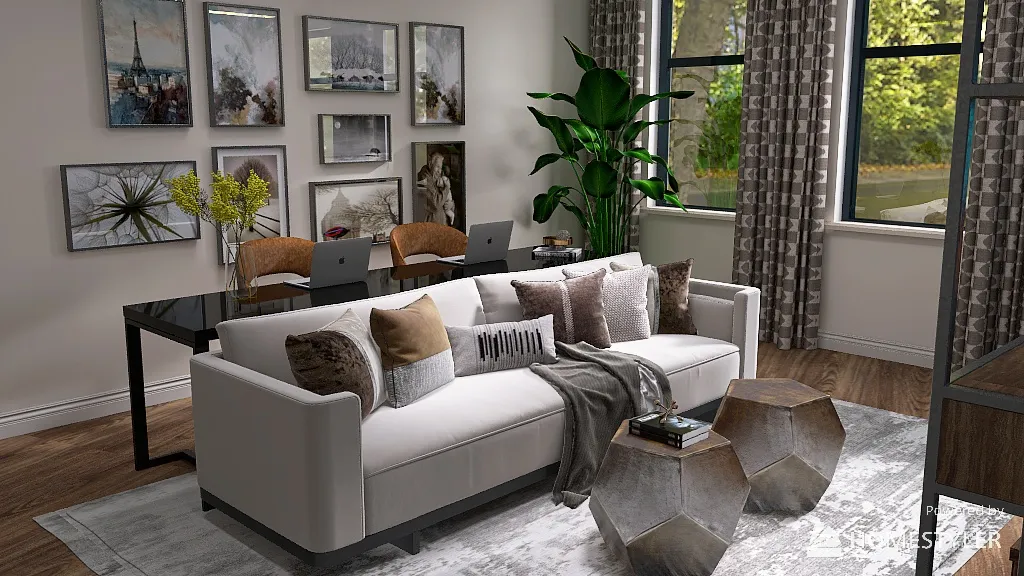 Lounge 3d design renderings