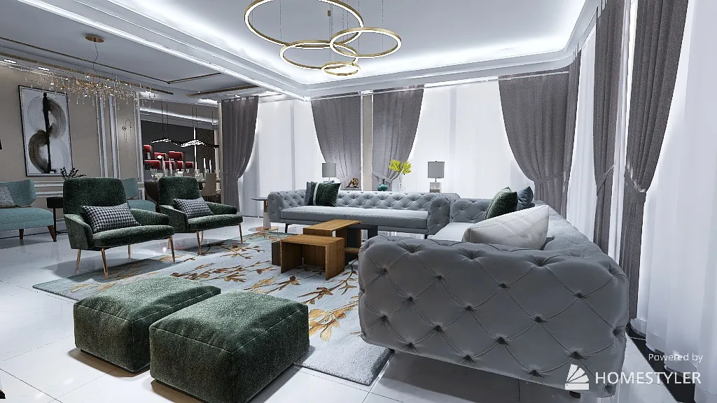 LivingRoom 3d design renderings