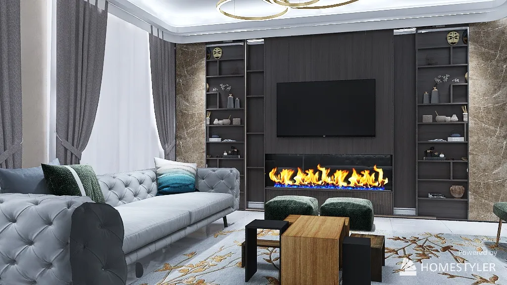 LivingRoom 3d design renderings