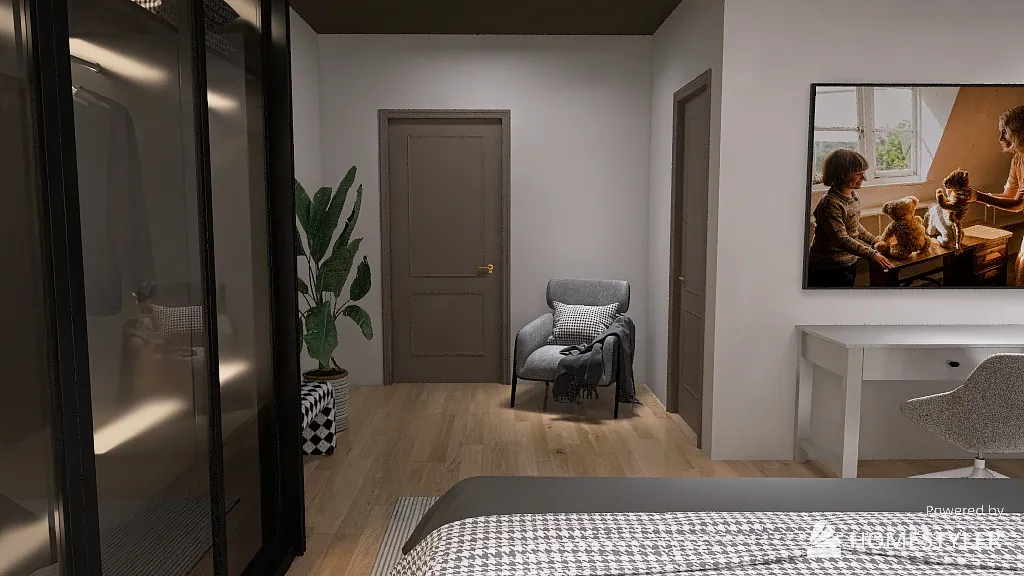 MasterBedroom 3d design renderings