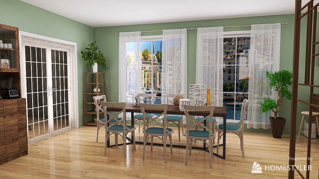 LivingDiningRoom 3d design renderings