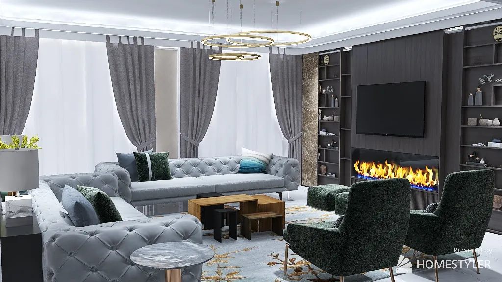 LivingRoom 3d design renderings