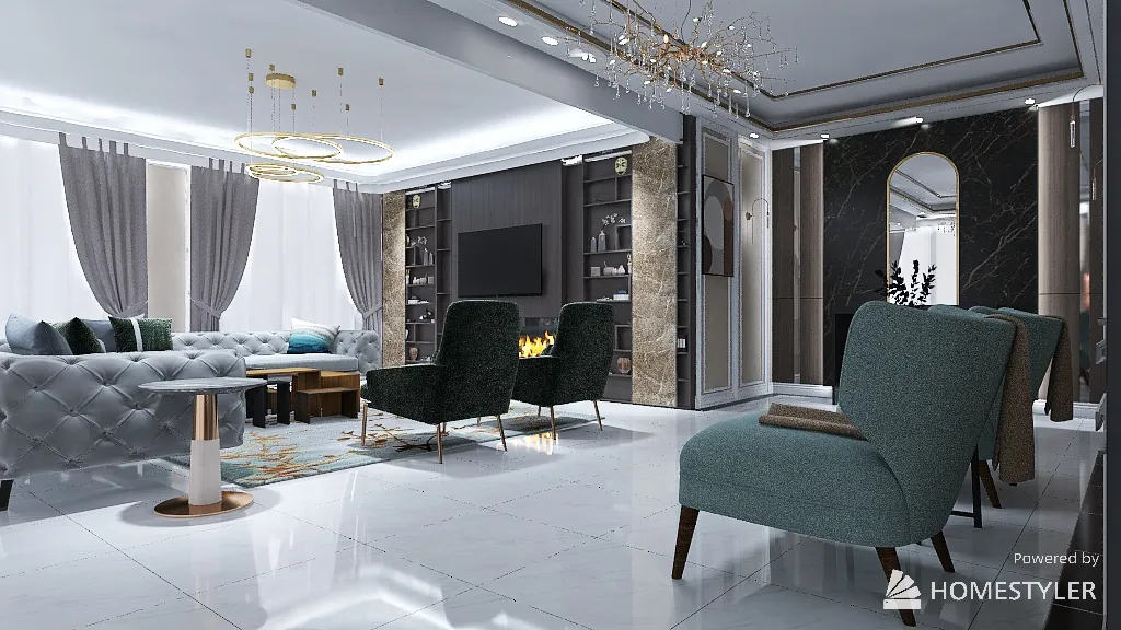 LivingRoom 3d design renderings