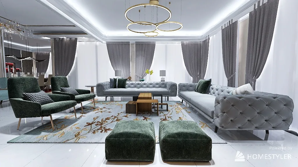 LivingRoom 3d design renderings