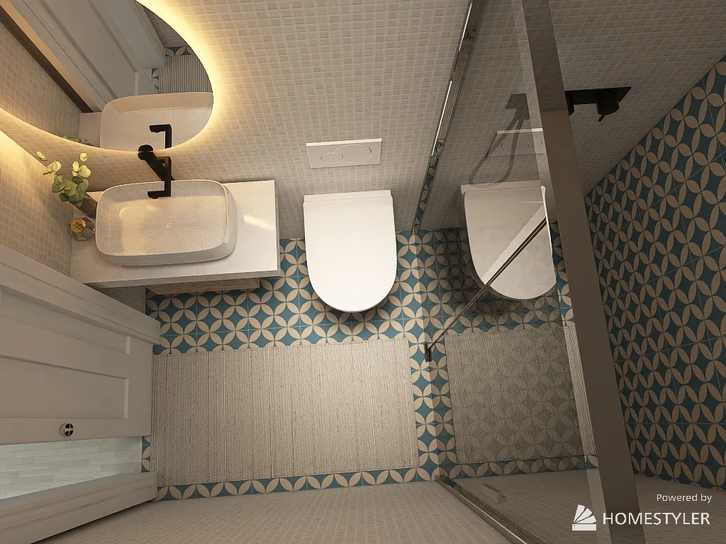 Bathroom 3d design renderings