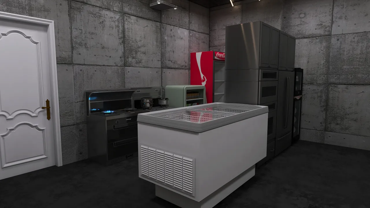 Kitchen 3d design renderings