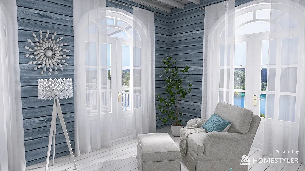 MAISON DE VACANCE 3d design renderings