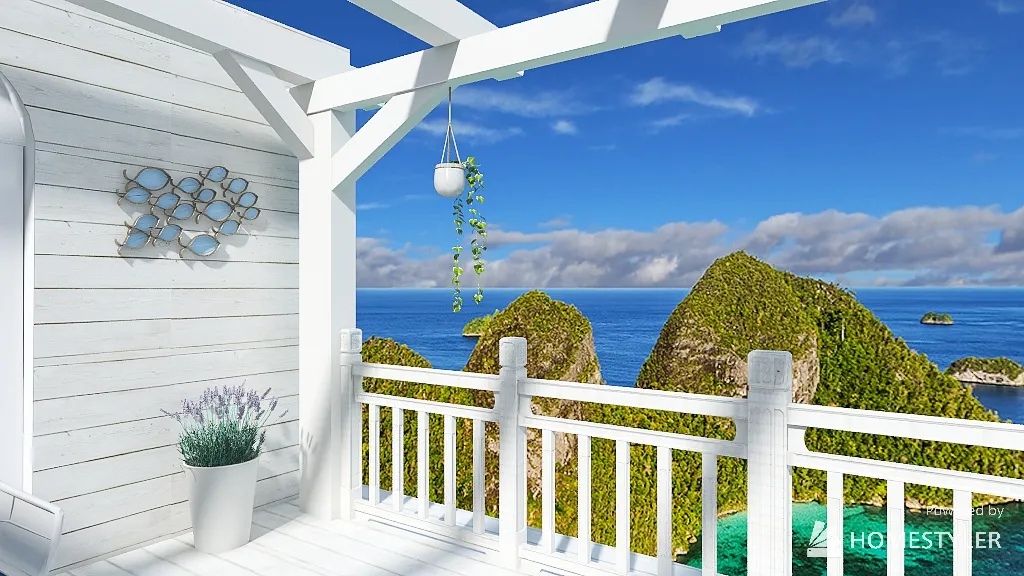 MAISON DE VACANCE 3d design renderings