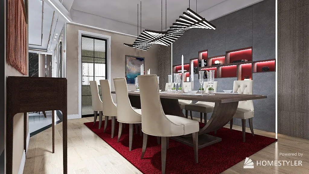 DiningRoom 3d design renderings