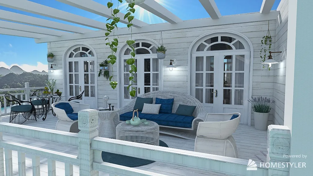 MAISON DE VACANCE 3d design renderings