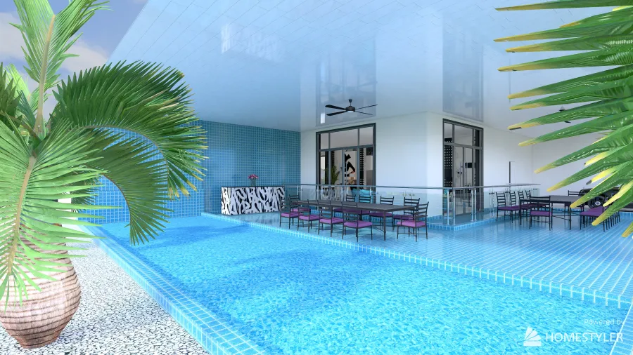 Musician's Condominium and Studio 3d design renderings