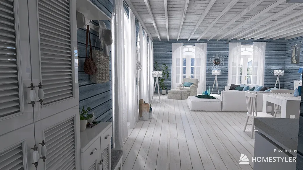 MAISON DE VACANCE 3d design renderings