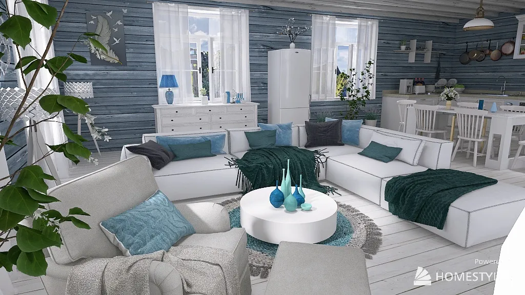 MAISON DE VACANCE 3d design renderings