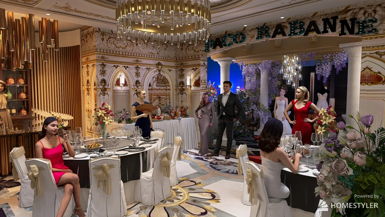 Luxury Gala Memorial 3d design renderings