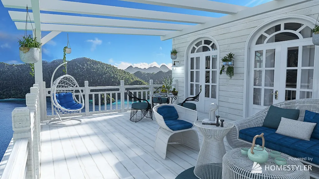 MAISON DE VACANCE 3d design renderings