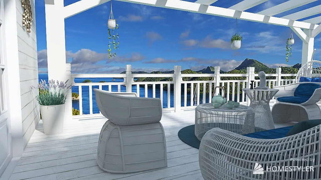 MAISON DE VACANCE 3d design renderings