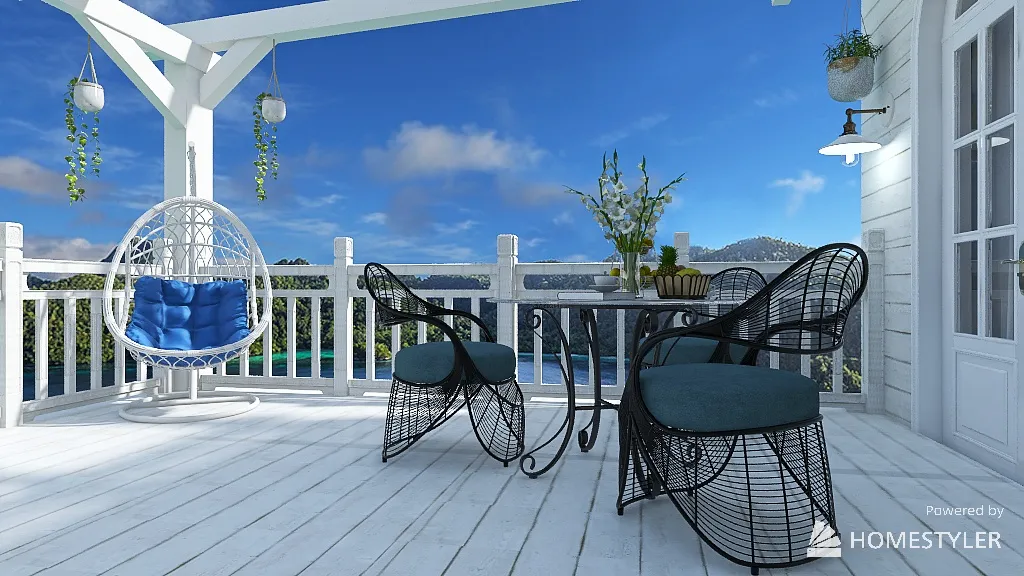 MAISON DE VACANCE 3d design renderings