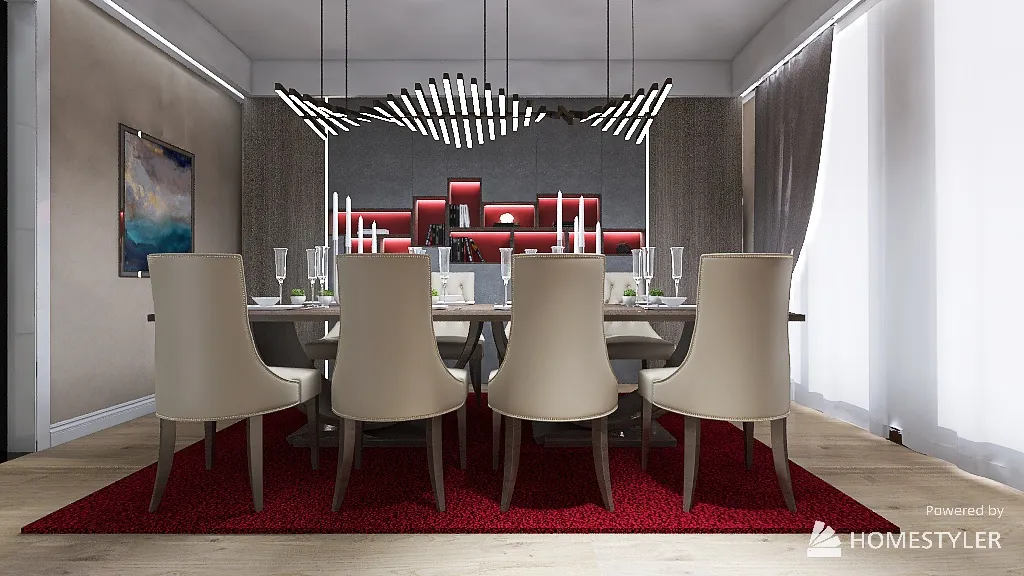 DiningRoom 3d design renderings