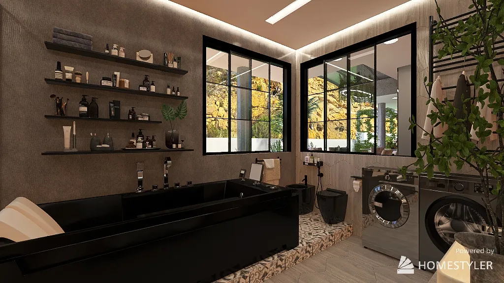 Bathroom 3d design renderings