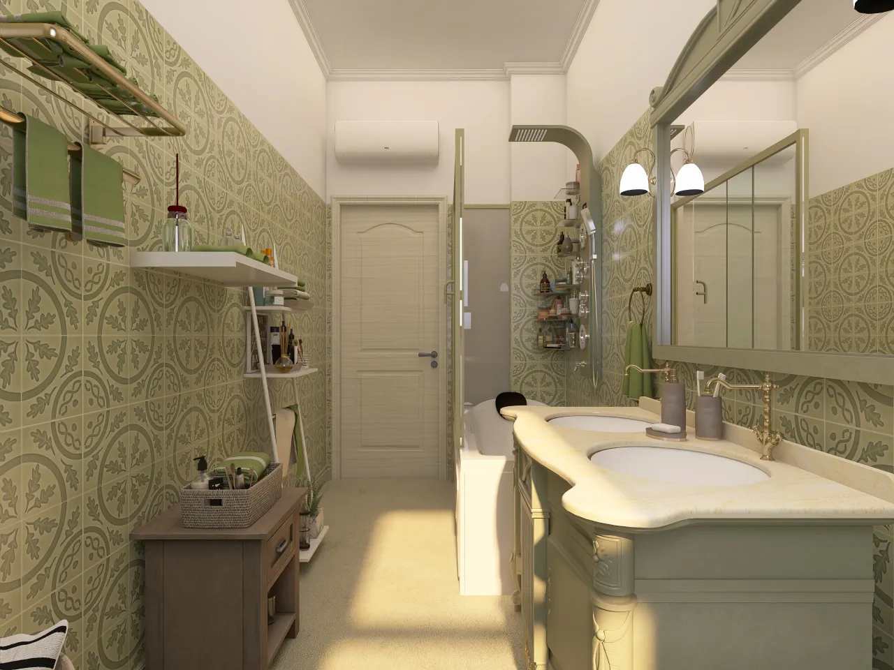 MasterBathroom 3d design renderings