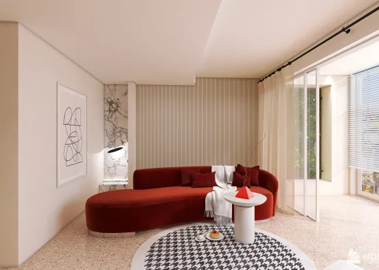 12 Contemporary Two Bedroom Design Design Rendering