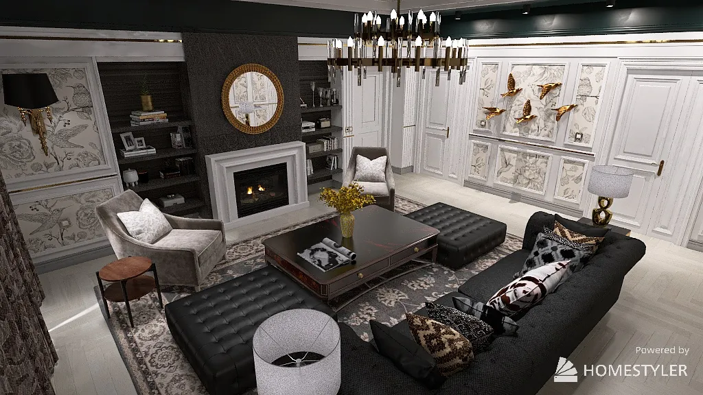 LivingRoom 3d design renderings