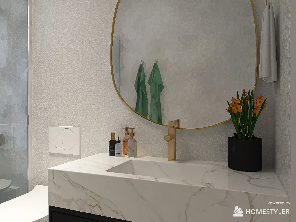 Bathroom 3d design renderings