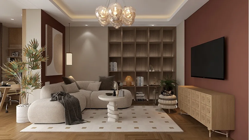 2 rooms apartment 3d design renderings