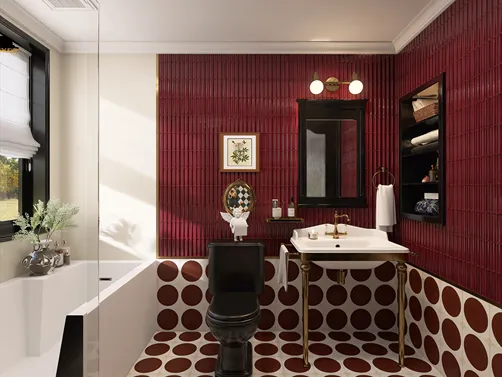 Retro Style Kitchen and Bath