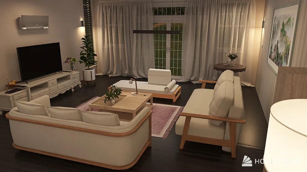 LivingRoom 3d design renderings