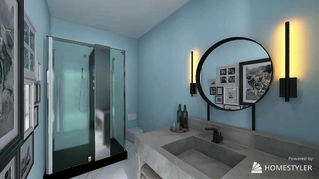 Bathroom 3d design renderings