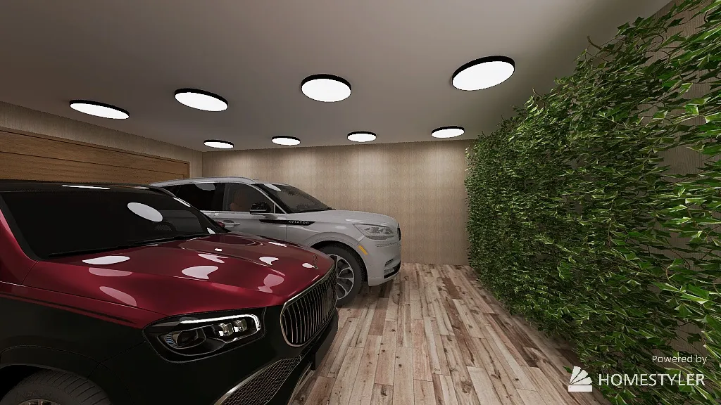 Garage 3d design renderings