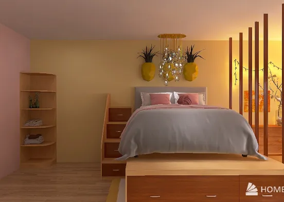 Aaliyah's Bedroom Design Rendering