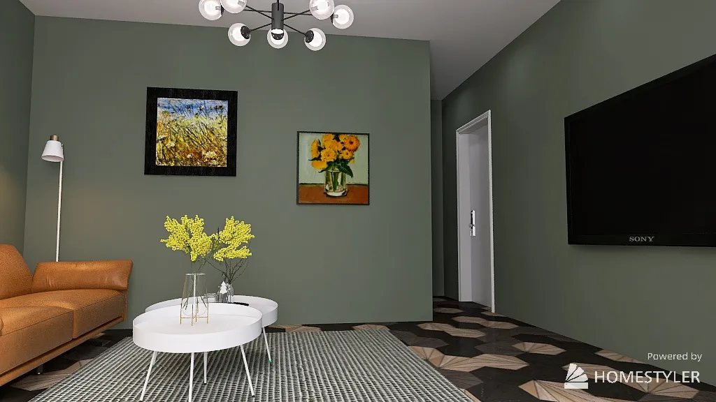 LivingRoom 3d design renderings