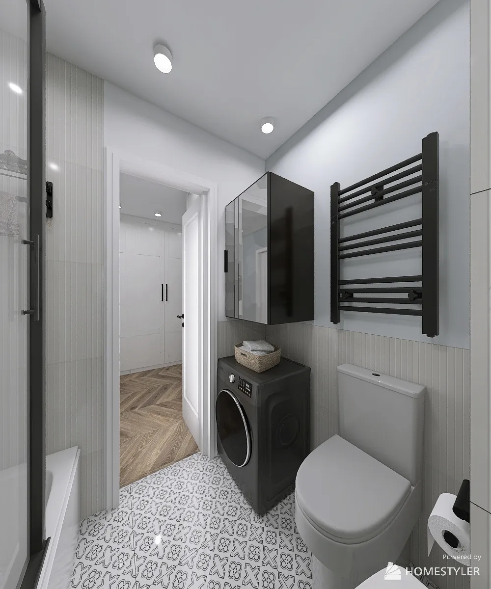 BathroomDryArea 3d design renderings